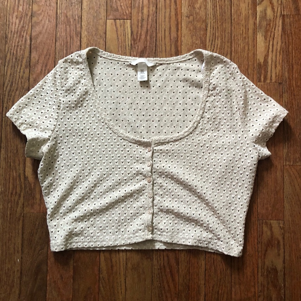 H&M Eyelet Crop Top - Picture 4 of 7